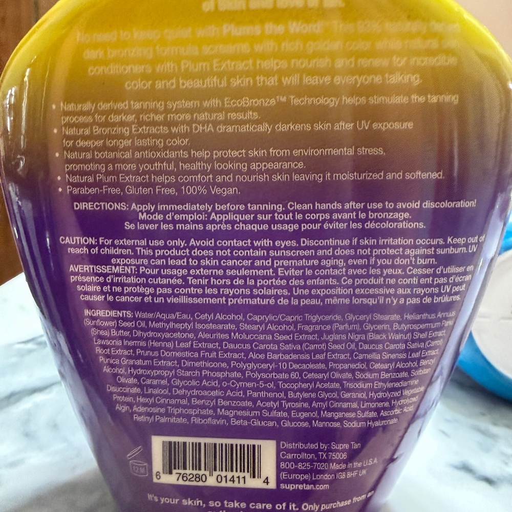 Supre Tan Dark Tanning Bronzer Trio - Green, Orange, Purple - Picture 3 of 5